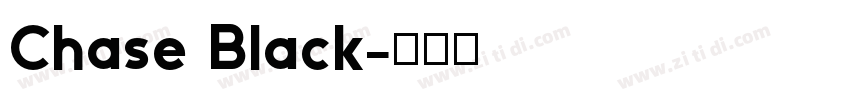 Chase Black字体转换